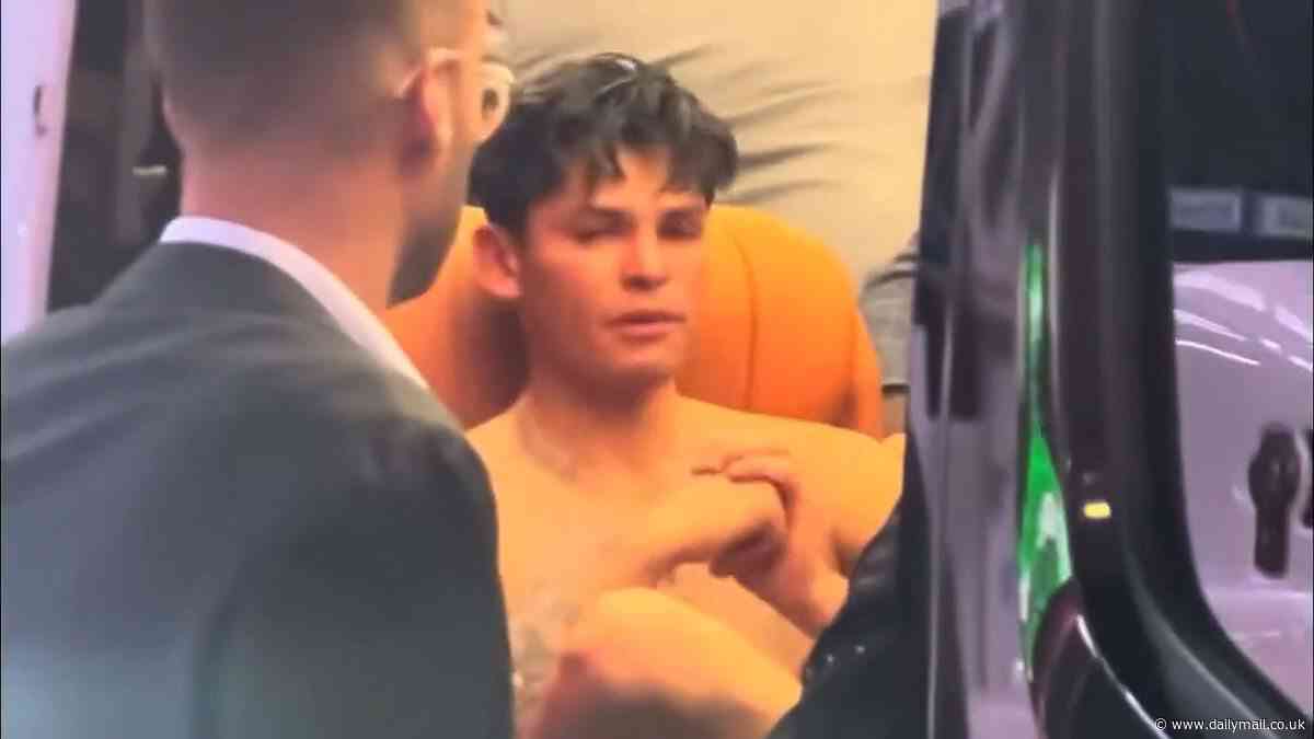 Ryan Garcia spotted in TEARS shortly after his shock defeat by Rolly Romero in Times Square