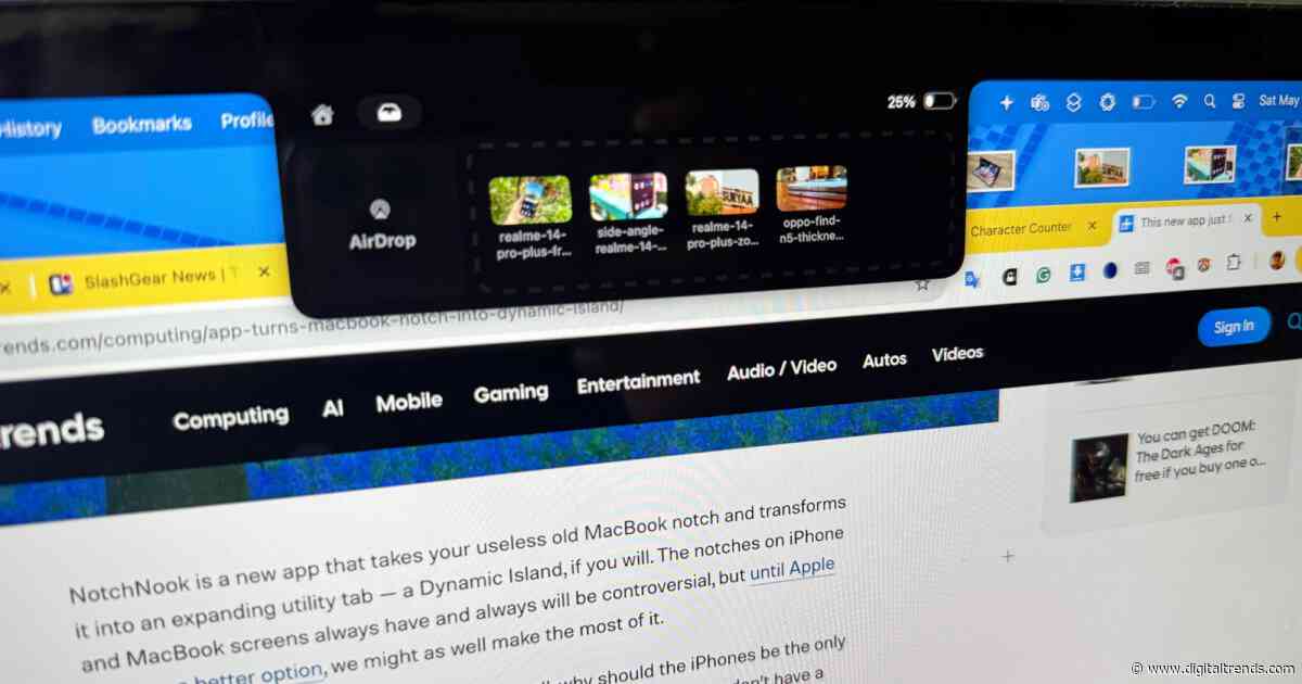 I’m not a fan of the MacBook notch, so I turned it into an activity hub