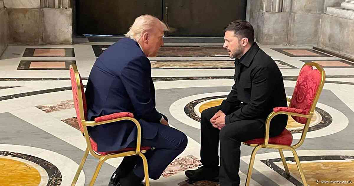 Zelensky calls meeting with Trump at Vatican 'the best' and raises ceasefire hopes