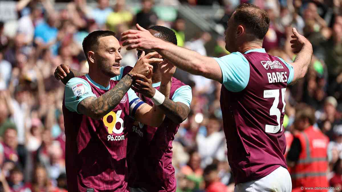 Championship Final Day LIVE: Latest scores, team news and results as Burnley streaks ahead of Leeds in the fight for the title and FIVE teams battle it out for a play-offs spot