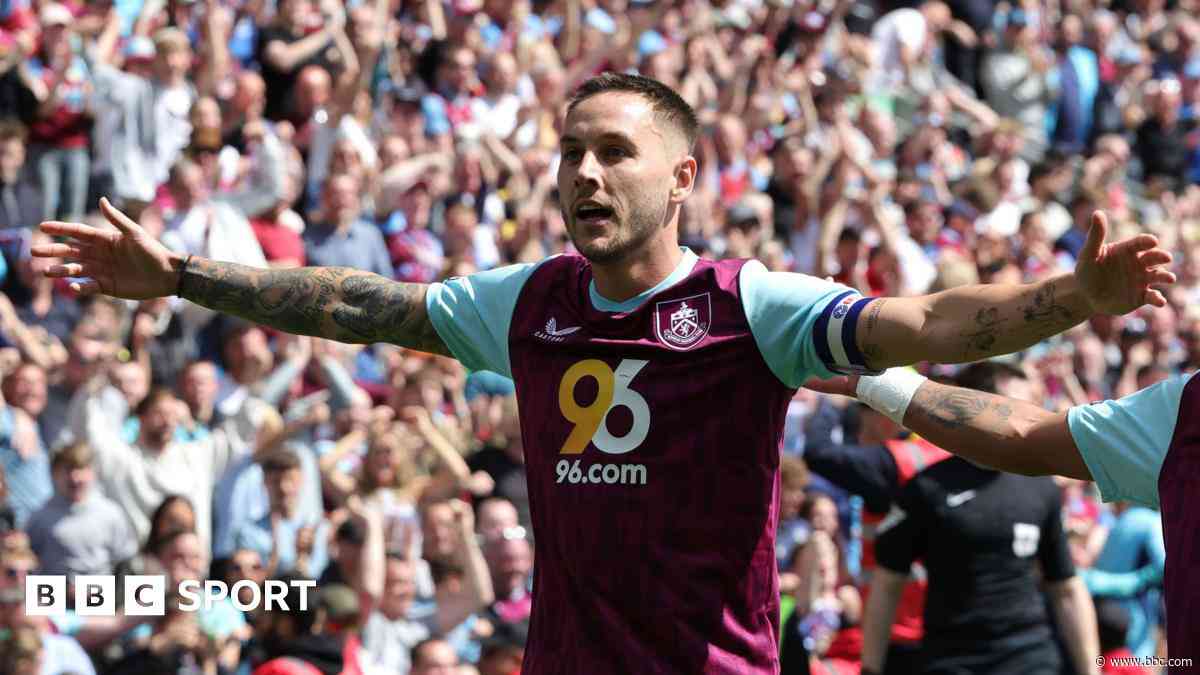 Championship: Burnley on course for title with Leeds behind; Luton 3-1 down and face drop