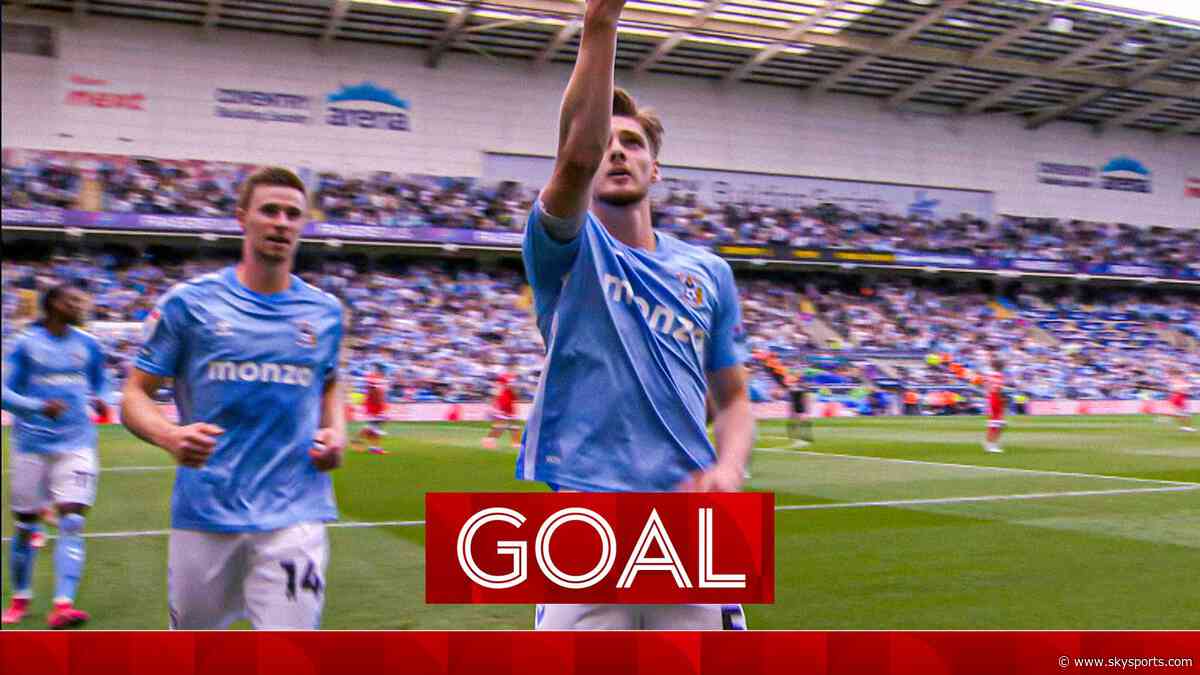 'A city ROARS its heart out!' | Rudoni strengthens Coventry's play-off shout