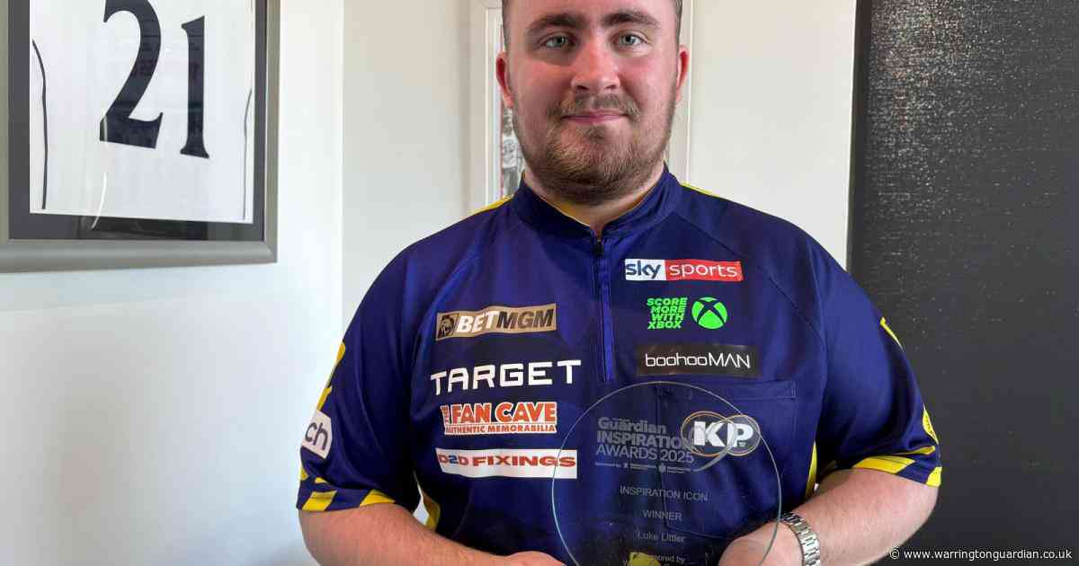 Winning Warrington Guardian award caps incredible 18 months for Luke Littler