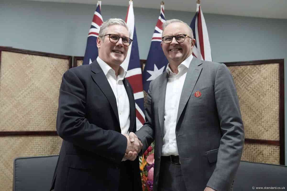 Starmer congratulates Albanese on re-election, hailing UK-Australia friendship
