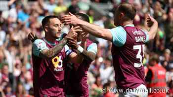 Championship Final Day LIVE: Latest scores, team news and results as Burnley wrestle back pole position from Leeds in the fight for the title and FIVE teams battle it out for a play-offs spot