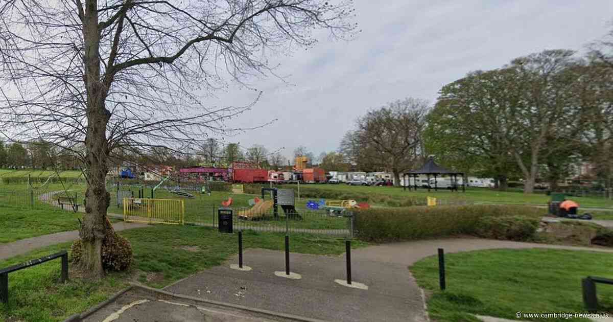 Teenage boy stabbed and man kicked in the head at funfair near Cambridgeshire