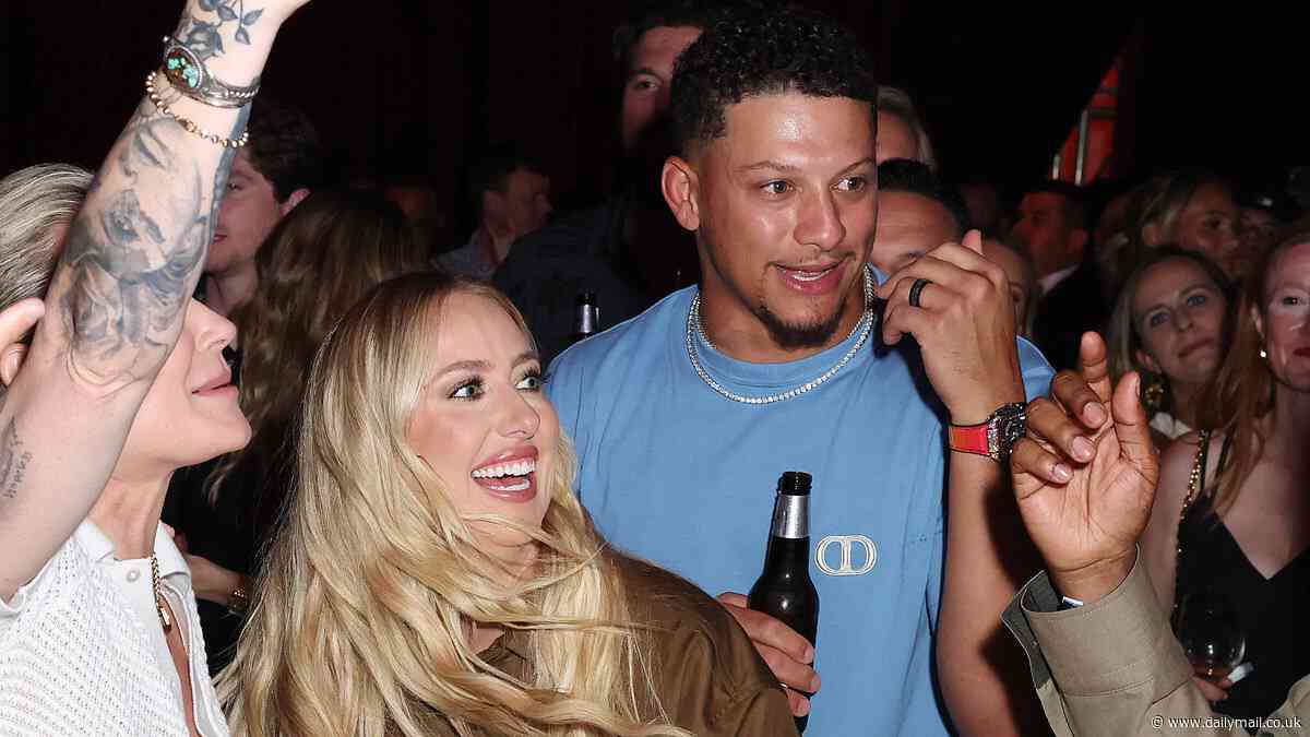 Patrick Mahomes and wife Brittany let loose at Miami party with Tom Brady and friends before F1 Grand Prix