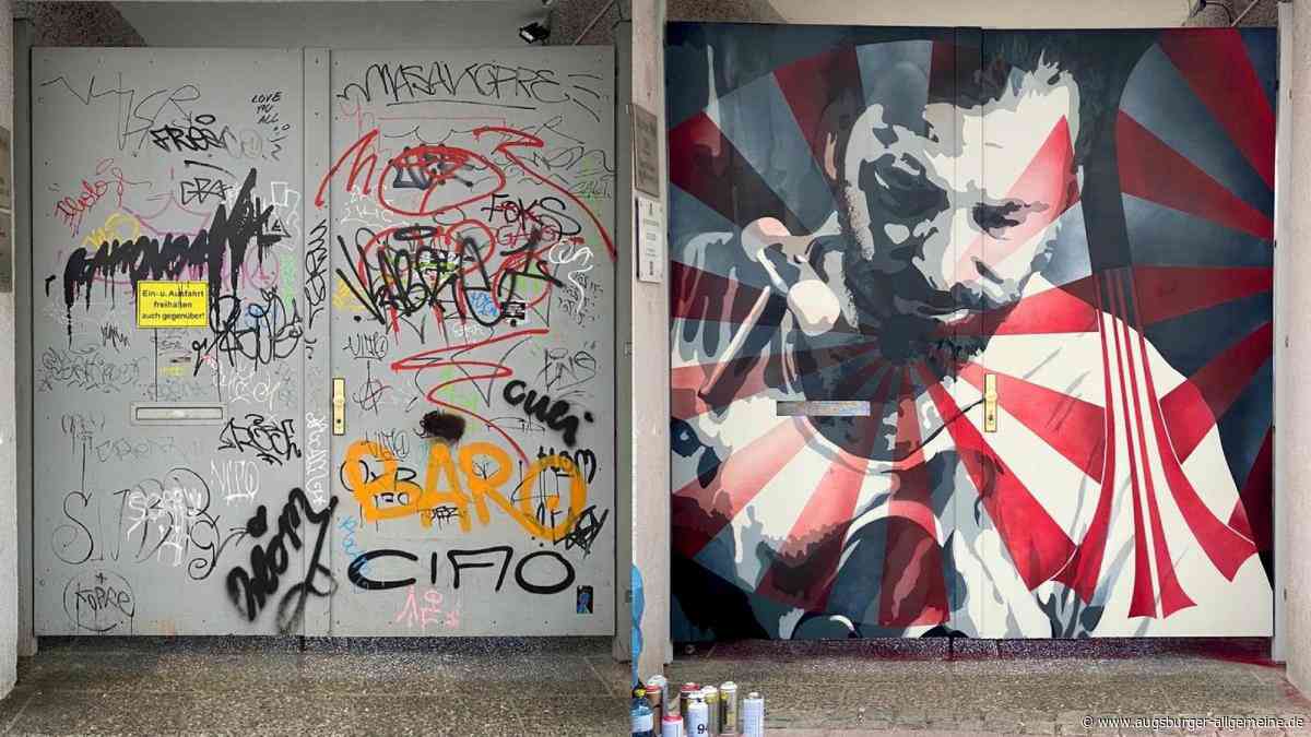 Berblingerbild in der Pfauengasse: Nach drei Tagen schon wieder weg