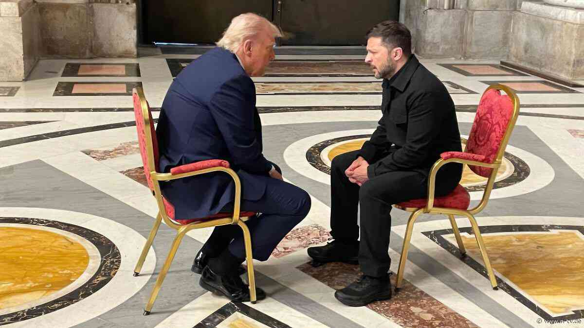 "Bestes Gespräch von allen": Selenskyj schwärmt über Treffen mit Trump in Rom