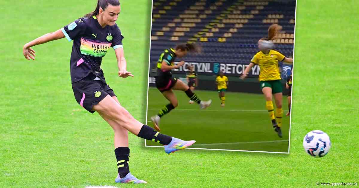 PSV dankt arbiter voor ongelooflijke dwaling, titelstrijd Vrouwen Eredivisie blijft tot laatste dag spannend