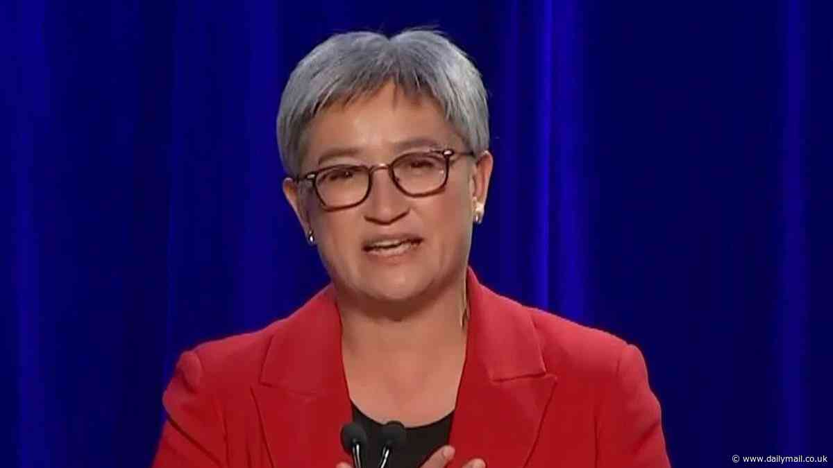 Jubilant Penny Wong's defiant act after her Voice gaffe almost derailed Albo's landslide election win