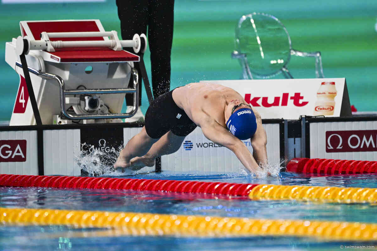 Apostolos Siskos Posts 1:56.63 200 Back To Kick Off 2025 Acropolis Open