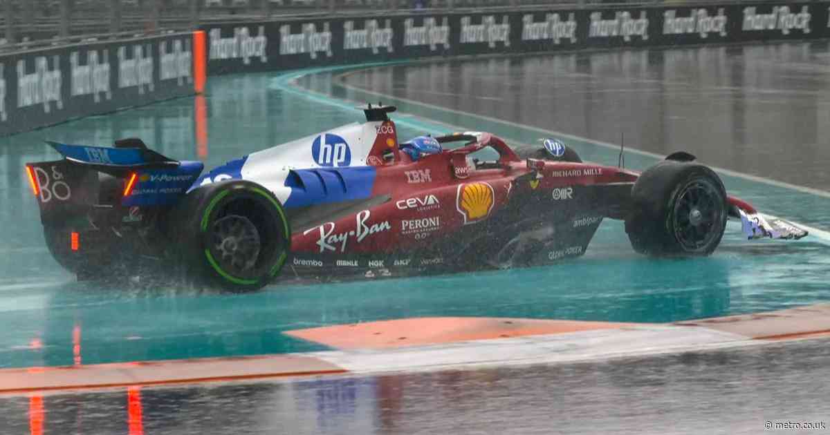 Charles Leclerc crashes out of Miami sprint race… on way to the grid