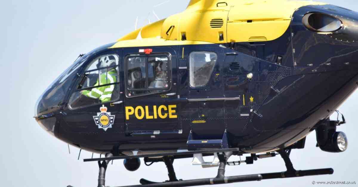 Helicopter dispatched in dramatic police chase which sees three arrested