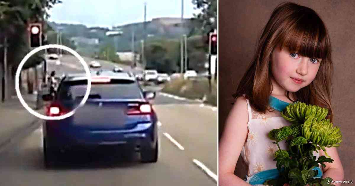 Driver runs red light and kills ‘loving and gentle’ girl, 9, in front of family