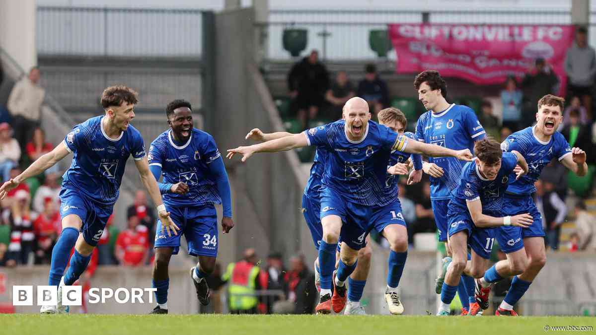 Swifts beat Reds on penalties to win first Irish Cup