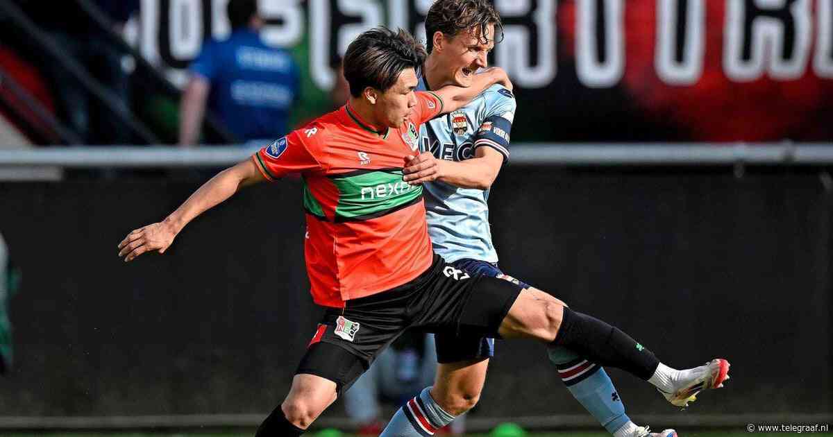 Na schrik rondom ernstige hoofdblessure Dirk Proper levert NEC-Willem II geen winnaar op