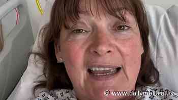 Lorraine Kelly, 65, reveals secret health battle as she shares update from hospital bed ahead of keyhole surgery