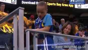 Heartbreaking moment Steph Curry's son refuses to talk to him after Warriors playoff loss