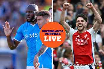 MULTILIVE. Napoli op voorsprong bij Lecce, Rice trapt Arsenal op 1-0 tegen Bournemouth