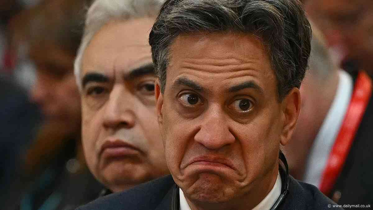 Ed Miliband sacks Dame Mary Archer from net zero adviser role as Energy Secretary is accused of trying to 'suppress all opposition' to his policies
