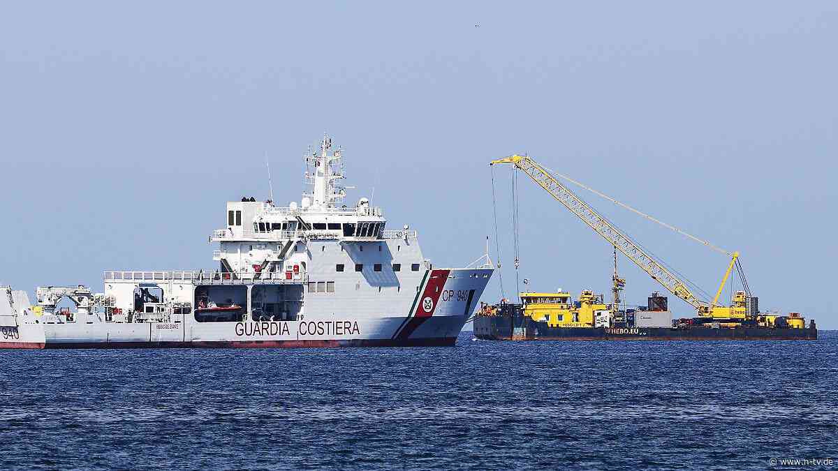 Warum sank die "Bayesian"?: Komplizierte Bergung soll Superjacht-Rätsel lösen