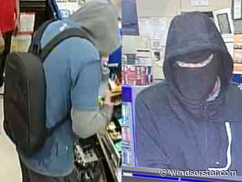 Windsor police search for suspect tied to armed robbery spree