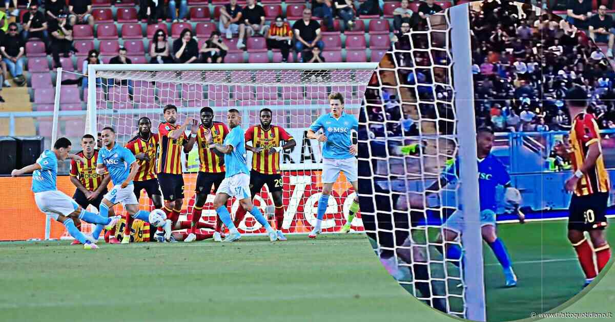Il Napoli vince 1-0 a Lecce: mani sullo scudetto. Polemiche per il tocco di mano in area di Spinazzola
