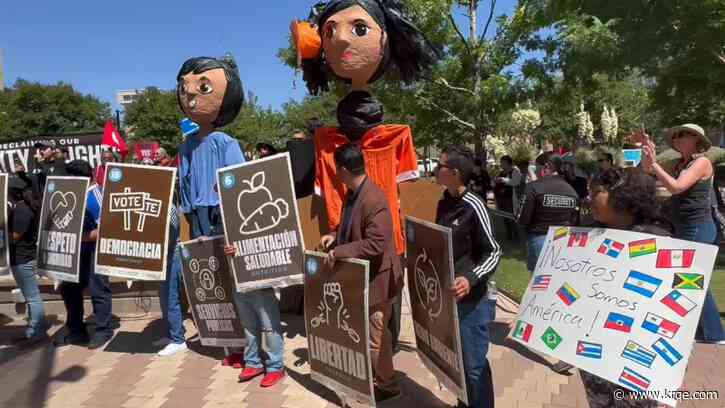 Border Network for Human Rights holds march, rally in Downtown El Paso