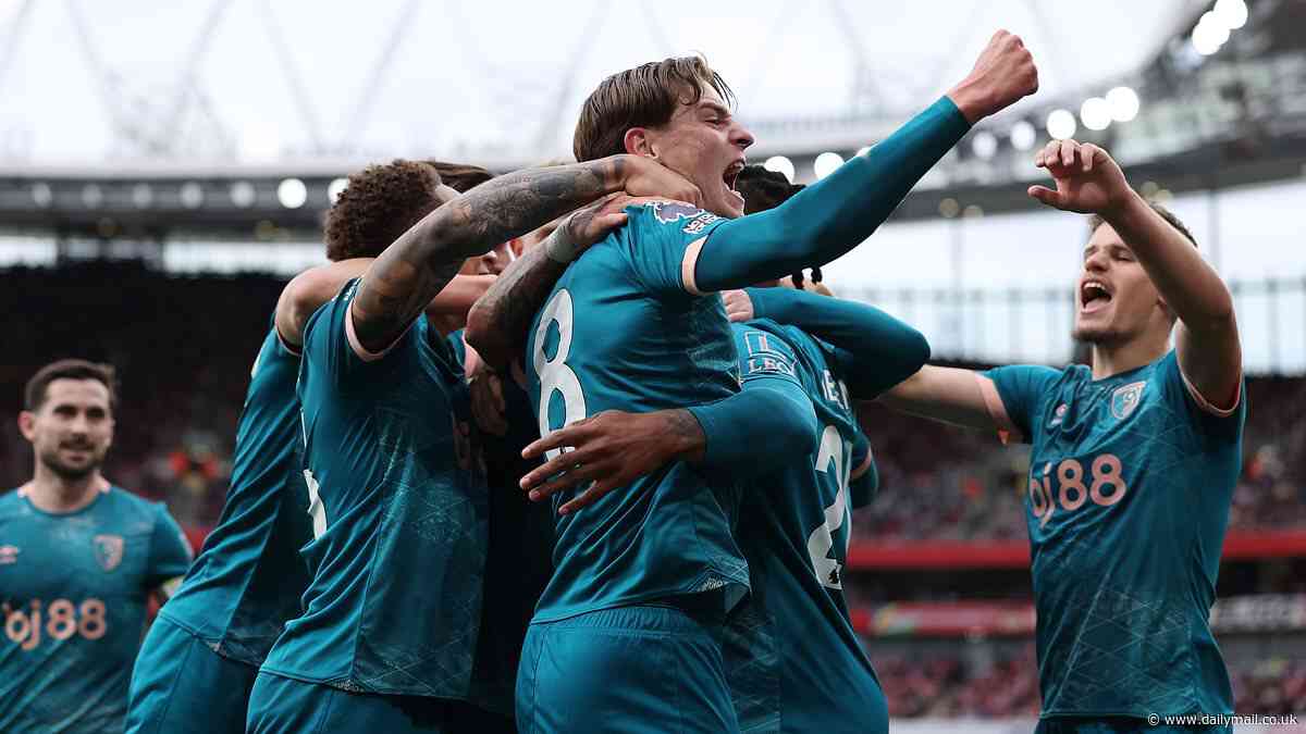 Arsenal 1-2 Bournemouth - Premier League: Live score, team news and updates. Gunners misfire again ahead of crucial PSG clash as Cherries fight back to win