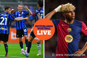 MULTILIVE. Inter al vroeg op voorsprong tegen Verona, Barcelona op achterstand op bezoek bij Real Valladolid
