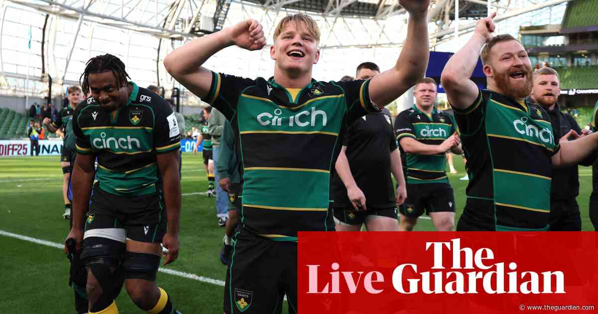 Leinster 34-37 Northampton: Champions Cup semi-final rugby union – as it happened