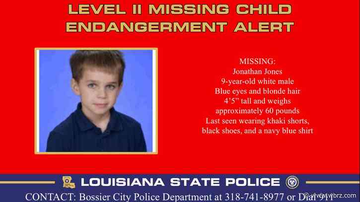 State Police searching for missing 9-year-old boy last seen Friday in Bossier City
