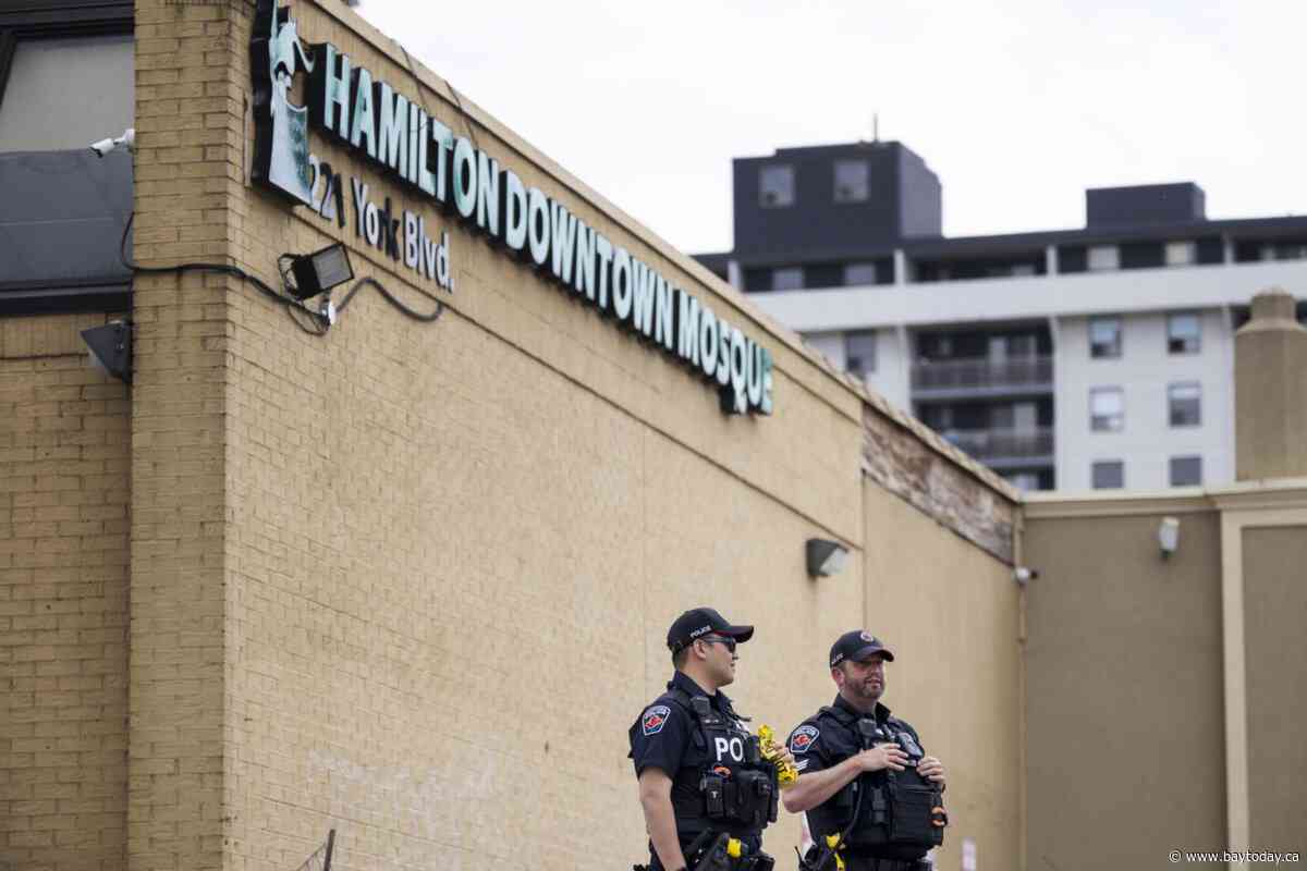Man arrested after triple stabbing at Hamilton mosque