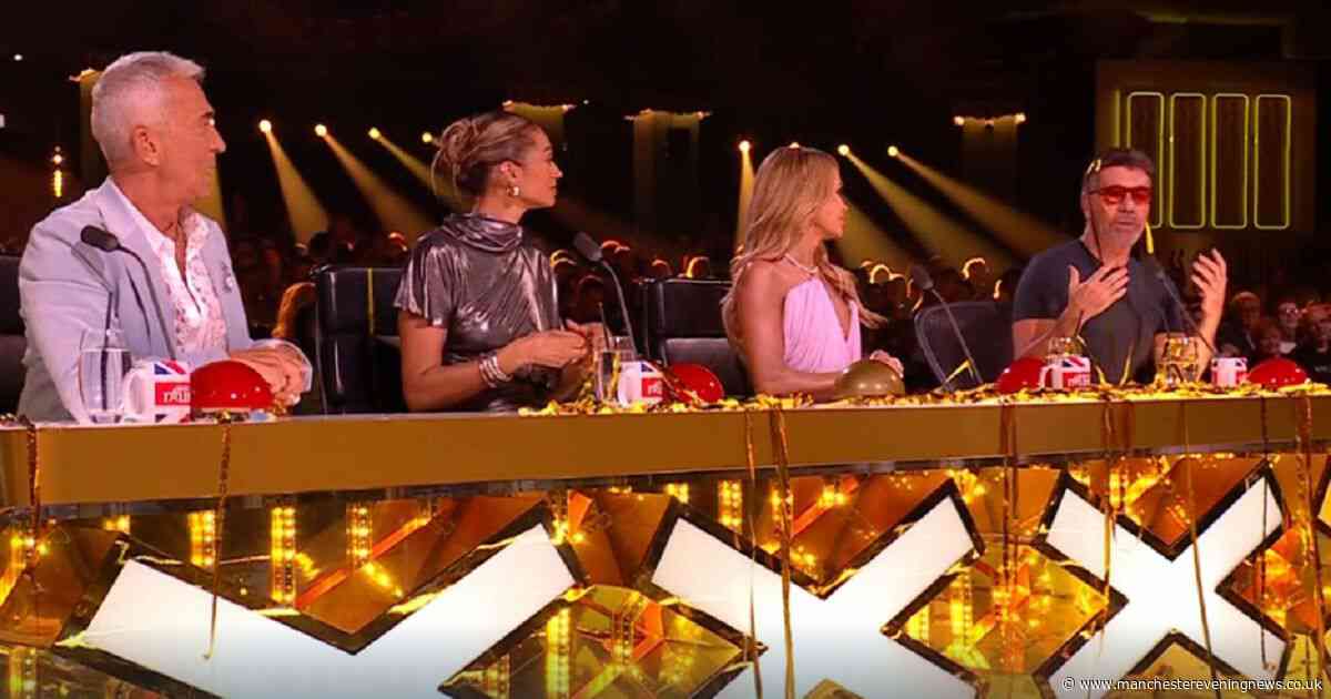 Britain's Got Talent's Simon Cowell 'sorry' after pressing semi-final golden buzzer