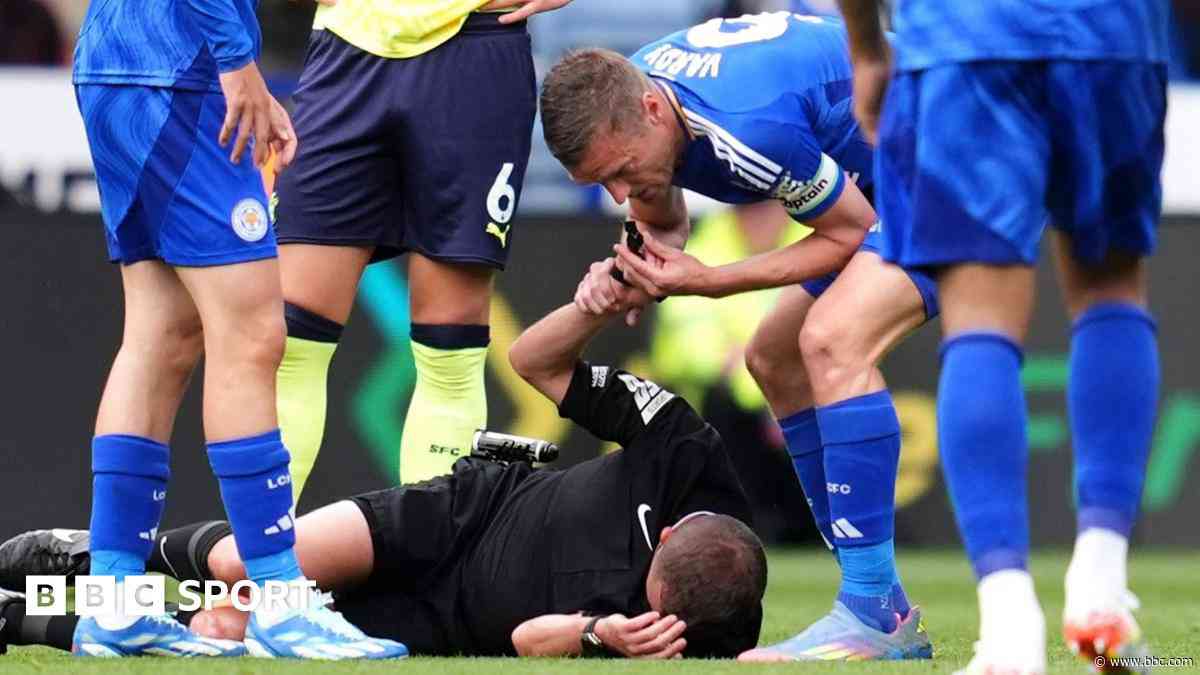 Milestone-chasing Vardy not ready to blow whistle on Leicester career