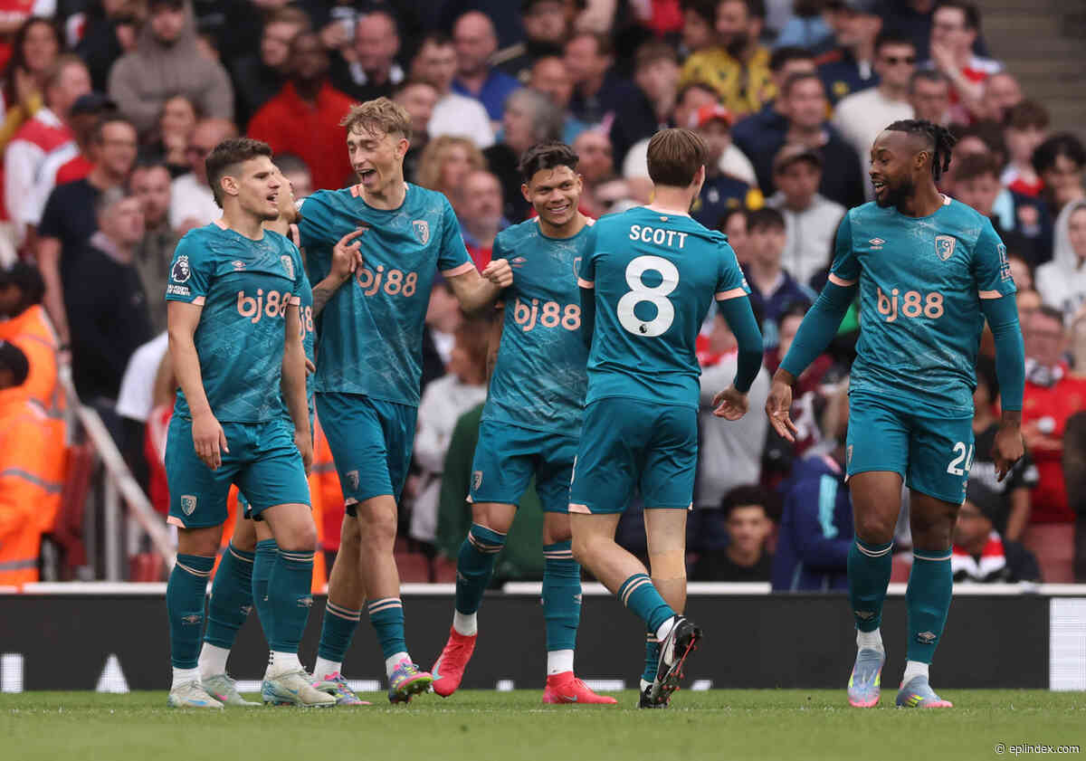 Player Ratings: Evanilson Stars as Bournemouth Beat Arsenal at the Emirates