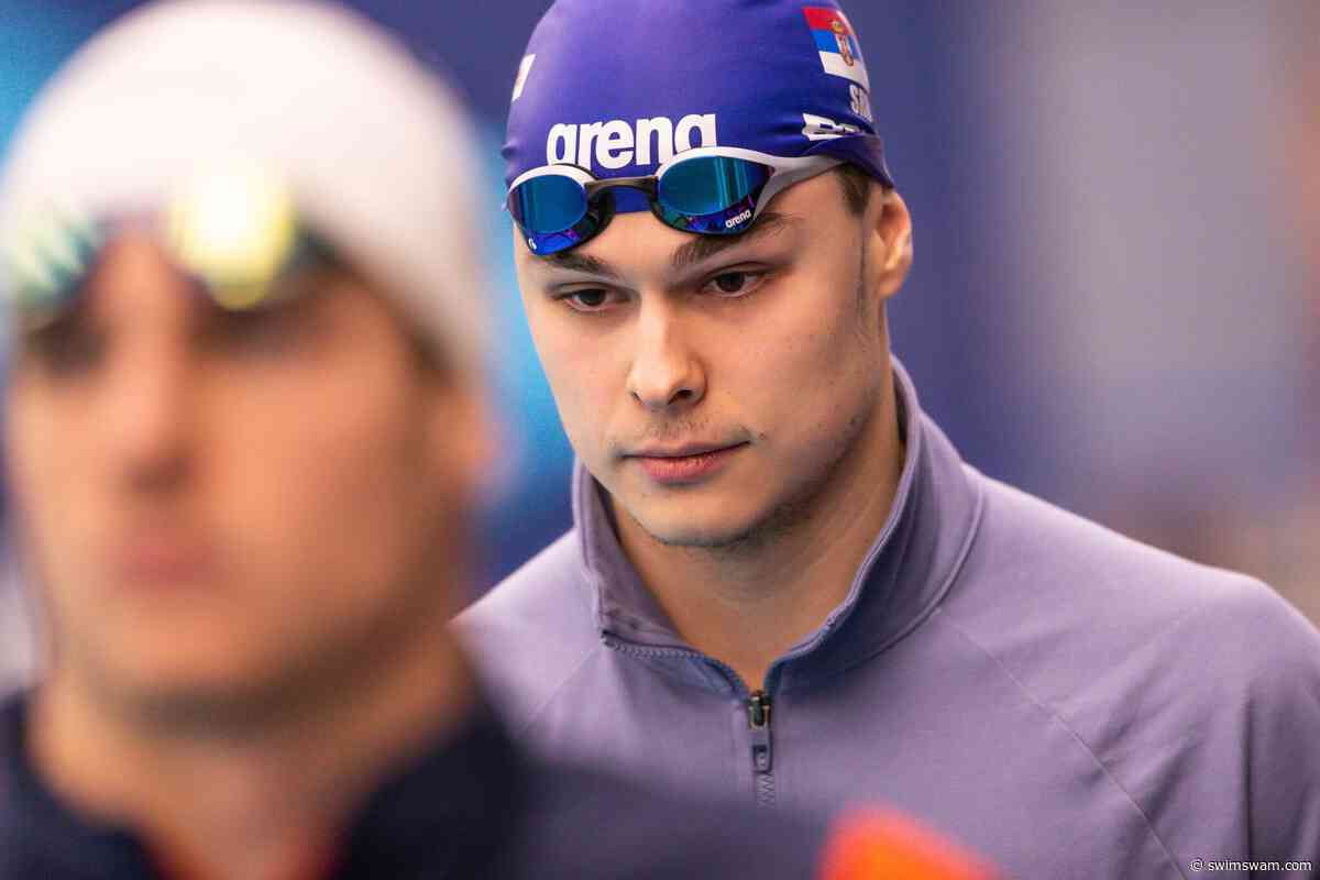 Andrej Barna Sets New Serbian Record of 21.77 to Lead PSS Prelims in 50 Free