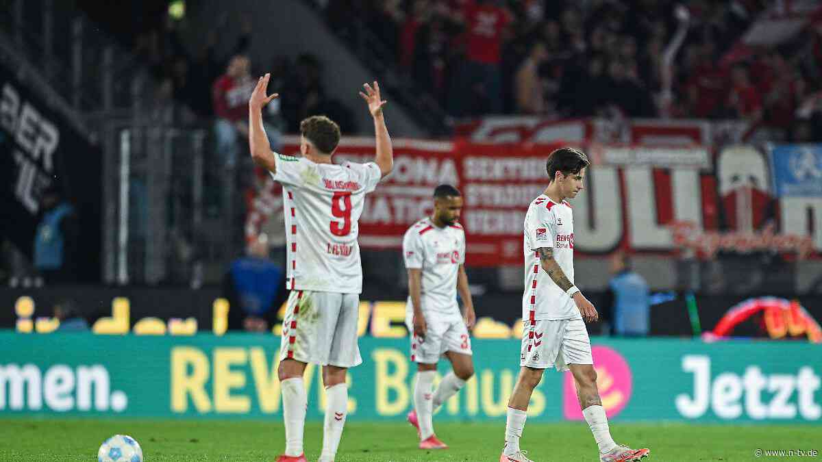 Gellende Pfiffe nach Remis: Absteiger Regensburg schickt 1. FC Köln in den Zitter-Endspurt