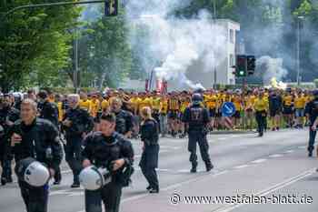 Bielefeld: 500 Polizisten halten Dresden-Fans in Schach