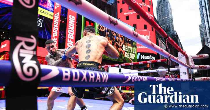 ‘It took a lot of money’: the Saudi boxing juggernaut comes to Times Square