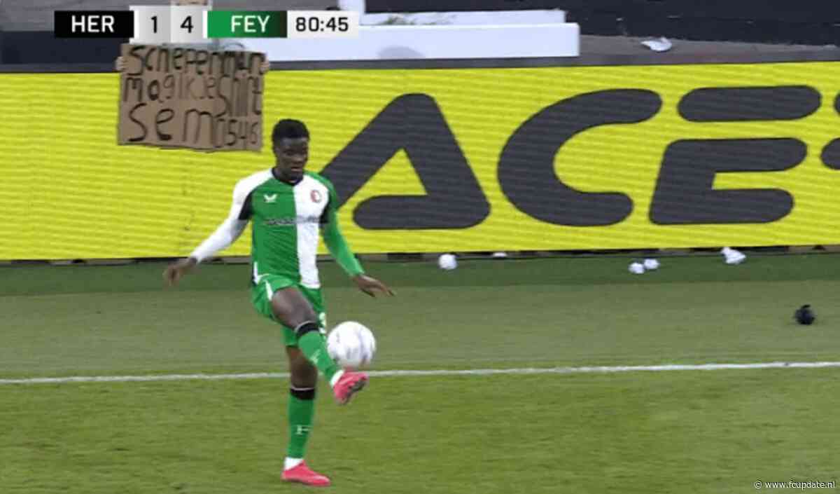 Opmerkelijk: Dávid Hancko scheldt Ibrahim Osman verrot bij 1-4 voorsprong