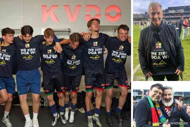 Elf maanden na faillissement van KVO viert KVDO promotie van derde naar tweede afdeling na thriller in eindronde: “Wat een rollercoaster”