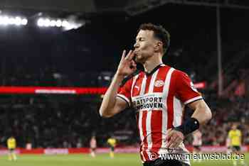 VIDEO. Ex- Bruggelingen doen het voor PSV: Ivan Perisic scoort hattrick tegen Sittard, ook Noa Lang laat netten trillen