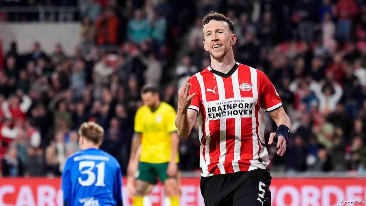 Perisic treedt met hattrick in voetsporen Kuijt: 'Hij is een legende'