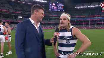 Bailey Smith sparks outrage with dig at Bulldogs and rude act after Cats' epic AFL win: 'Zero class'