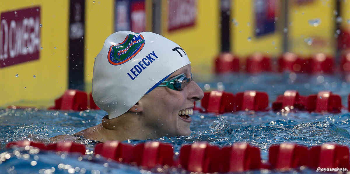 Katie Ledecky Throws Down 8:04.12 WORLD RECORD In The 800 Freestyle