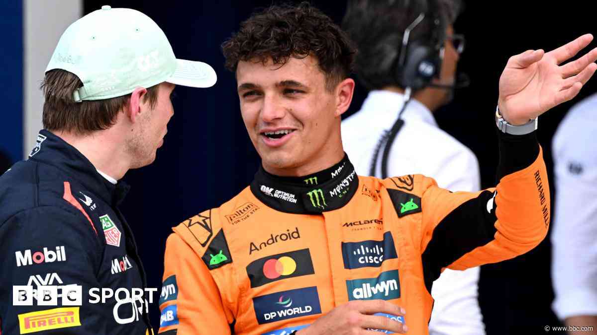Norris 'very happy' despite missing out on pole