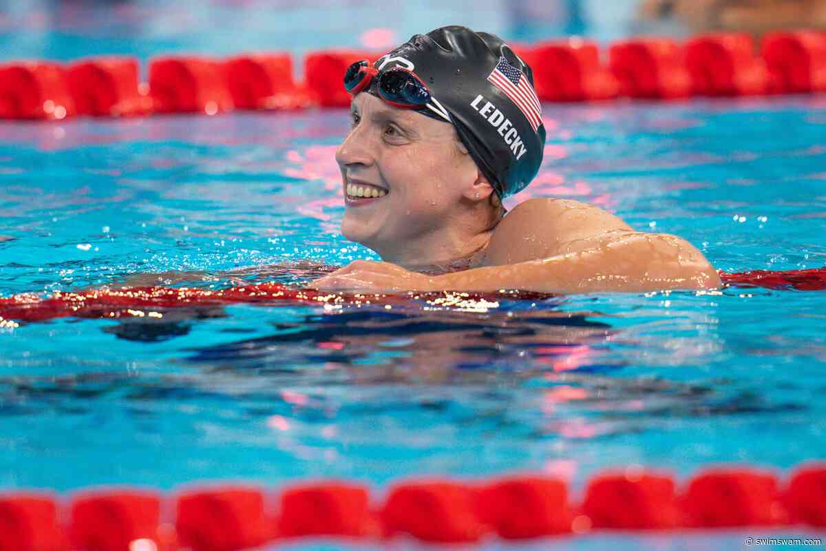 Katie Ledecky on Going First Best Time in 800 Free Since 2016: “I can’t stop smiling”