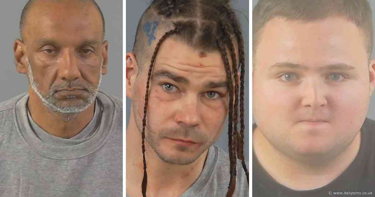 Predators and thugs: The Hampshire criminals locked up in April